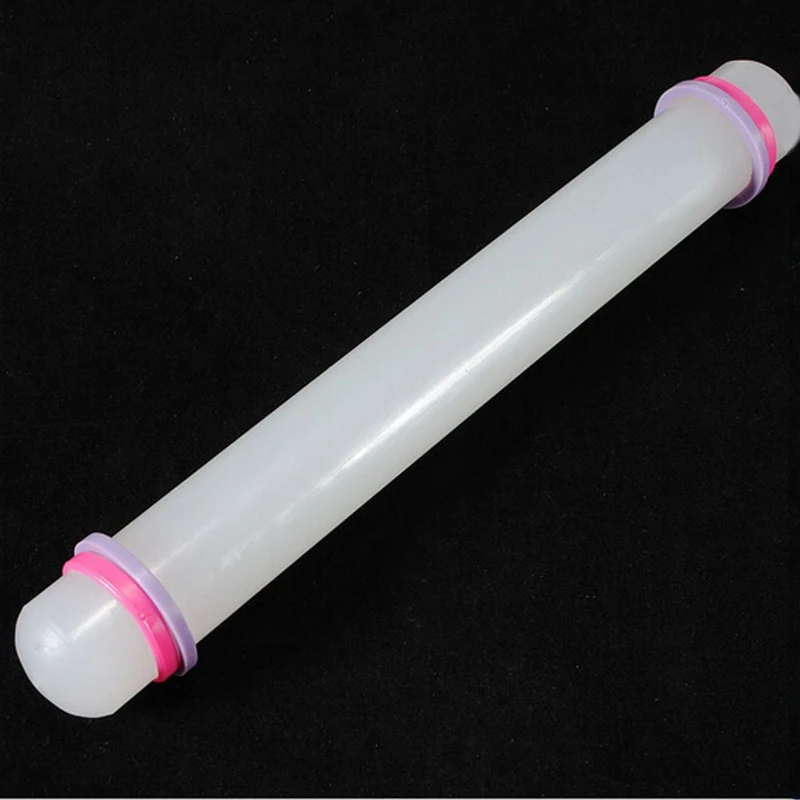 White-23cm-Non-stick-Glide-fondant-rolling-pin-Fondant-Cake-Dough-Roller-Decorating-Cake-Roller-crafts