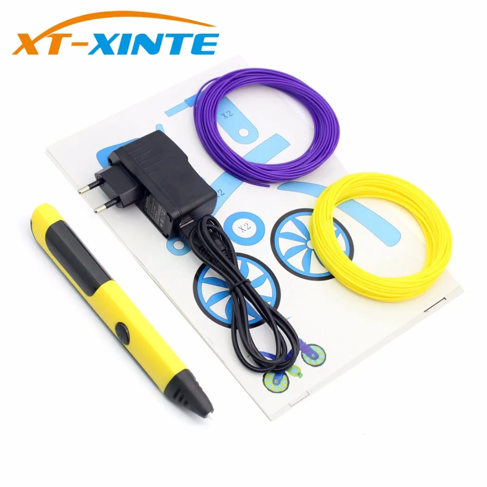 XT-XINTE, 3D принтер, аксессуар, 3D Ручка, ручки для рисования, 3d принтер с нитью, сделай сам, каракули, игрушка, креативный подарок для детей