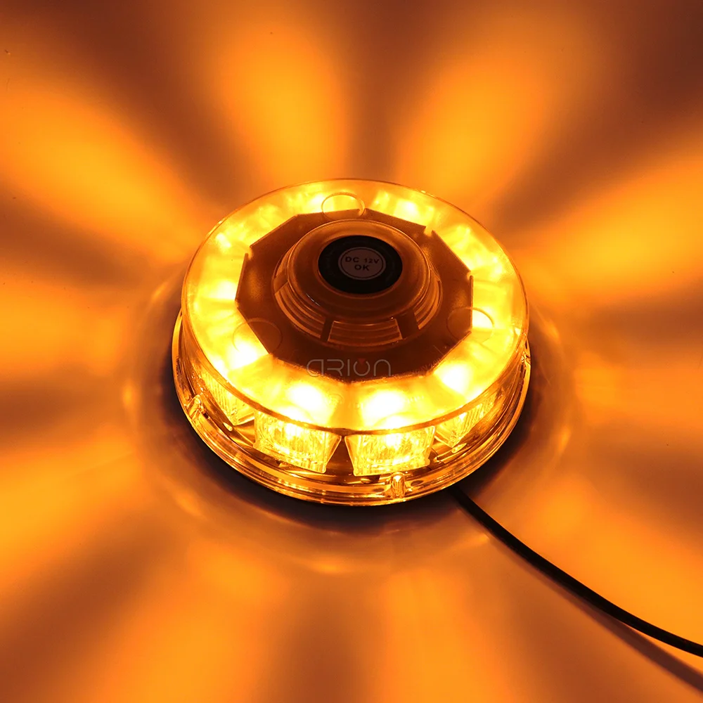 

High Intensity 30W 10 LED Car Roof Flashing Emergency Strobe Light 12V 24V Amber Yellow Volunteer Police Beacon Warning Lights