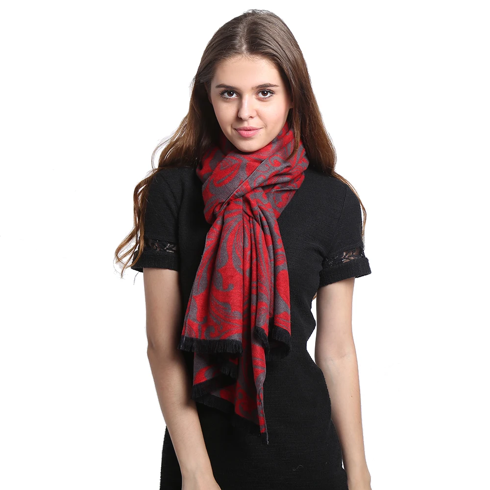 

[Long Scarf]Silk Wool Shawl 63X195cm Winter Wool Shawl Warm Scarves Women Shawls New Arrival Wholesale