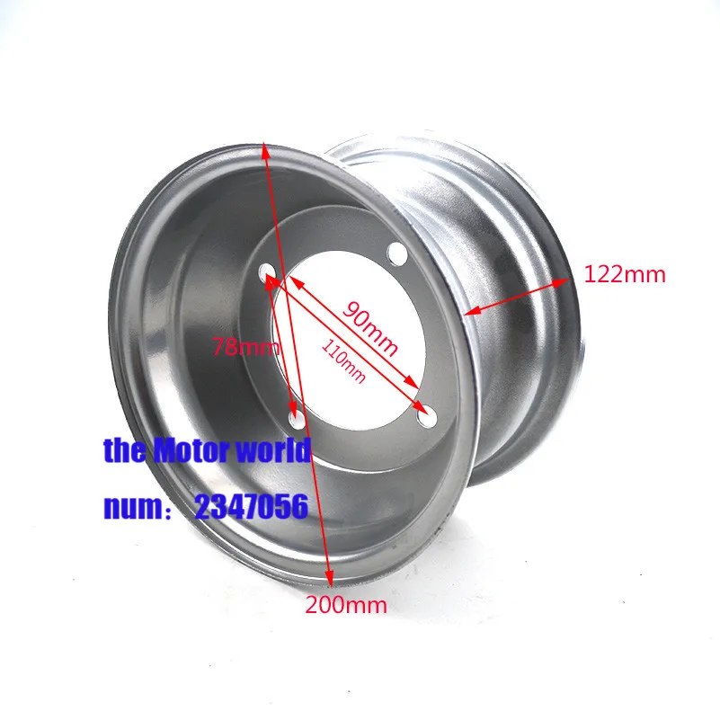 

Aluminum 7 inch ATV Tire with Hub rim 16x8-7 For 50cc 70cc 90cc 110cc 125cc 250cc ATV