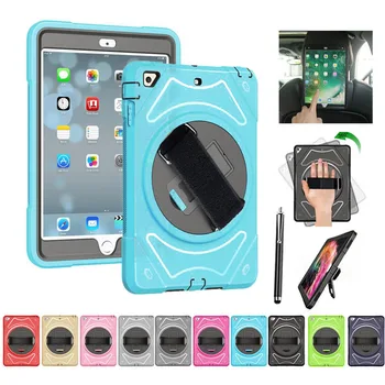

XSKEMP For iPad mini 5 7.9 A2133 A2124 A2126 A2125 Kids Safe Shockproof Armor Cover Hand Strap & Shoulder Strap Case Protective