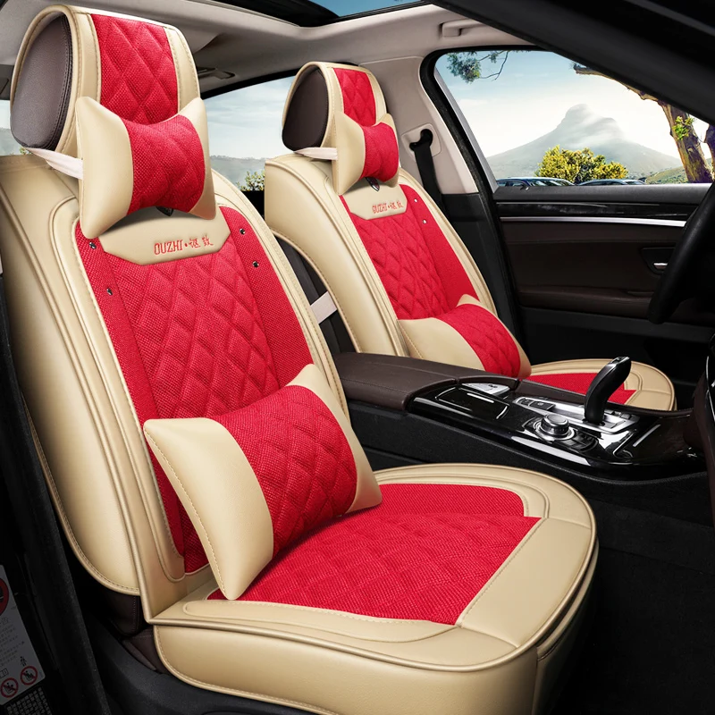 3D Стайлинг Автокресло Обложка для Audi A1 A3 A4 B8 B7 B6 B5 A6 C6 C7 A8 A8L Q3 q5 Q7 высокое-волокна кожи, автомобиль площадку, подушки сиденья авто