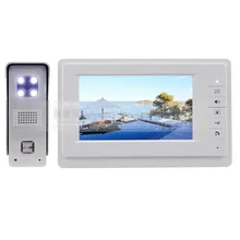 DIYSECUR 7″ Wired Video Doorbell Intercom Home Security 700TVL Camera Fashionable Monitor New