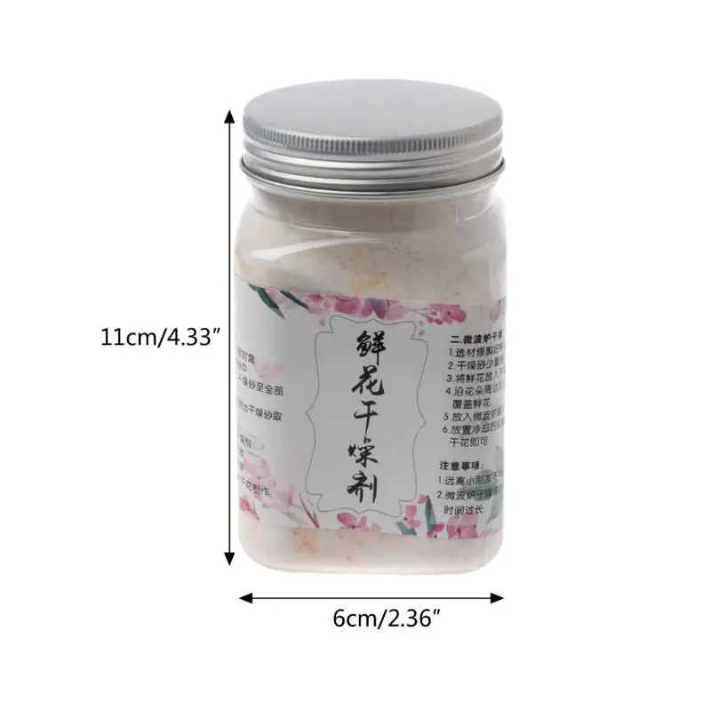 Многоразовый силикагель для сохранения цветочной сушки DIY ремесло пищевого качества 0,55 фунт