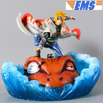 

Statue NARUTO Namikaze Minato Hokage Gama-Bunta GK Full-Length Portrait Resin Action Figure Collectible Model Toy 23 CM Q771