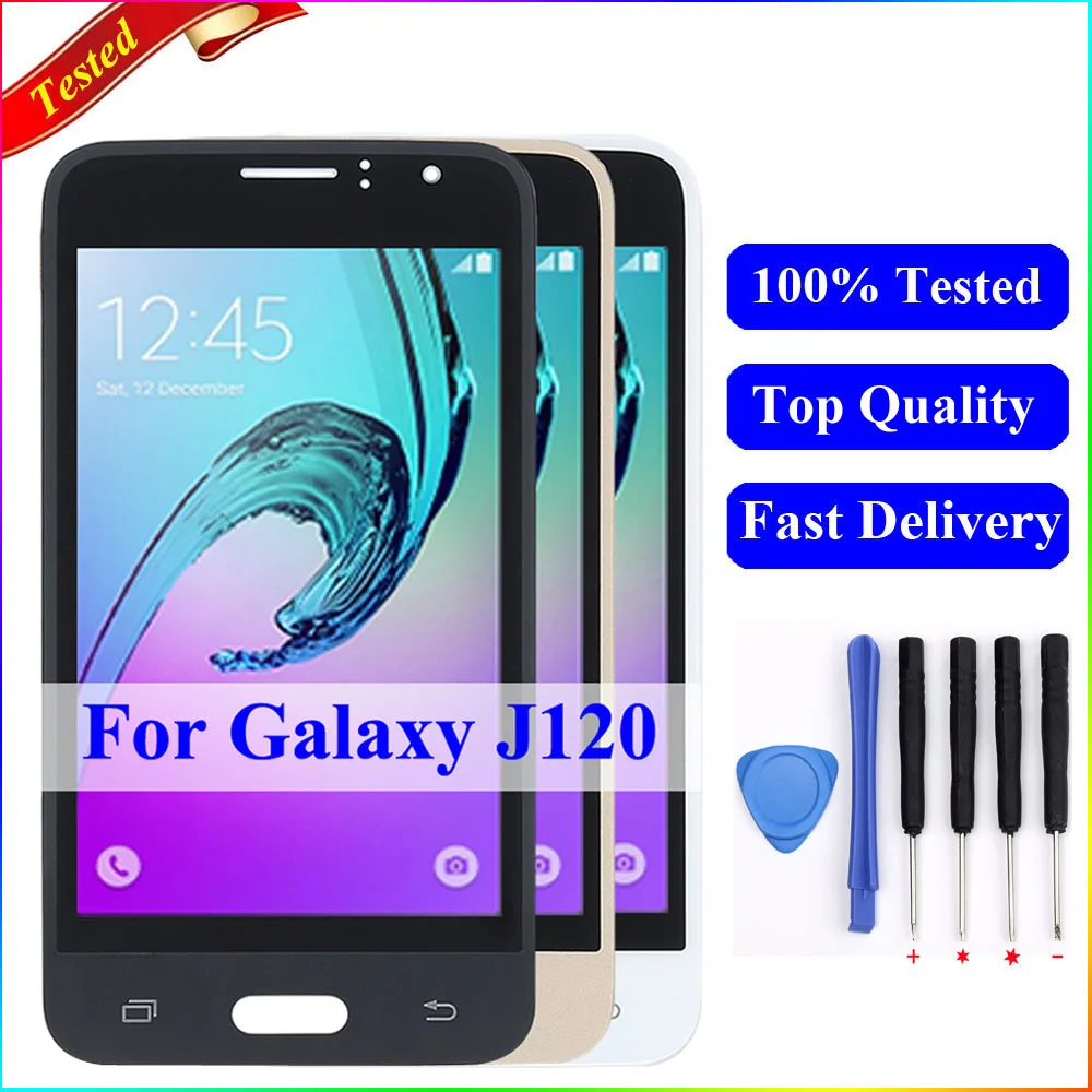 

j120f LCD For Samsung galaxy J1 2016 J120F J120M J120H LCD Display touch Screen Digitizer For Samsung J1 2016 lcd j120f screen