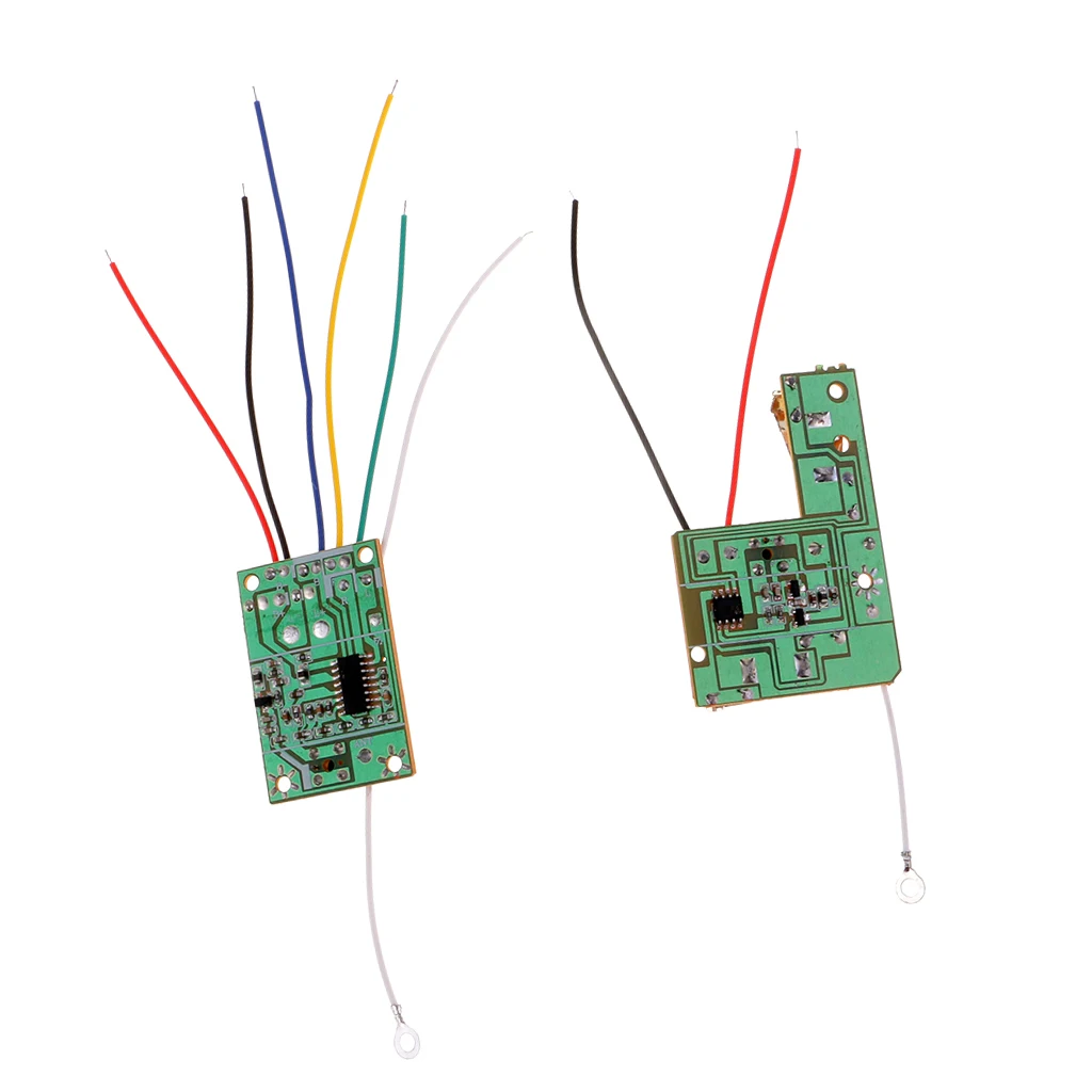 4CH RC remote control 27MHz circuit PCB transmitter & receiver board Radio system for toy car