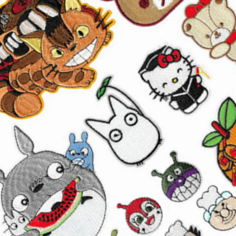 

1PC Kawaii Cats Patches Washable Iron on Transfers For T-Shirt Children Gift DIY Clothes Stickers Lovely Appliques