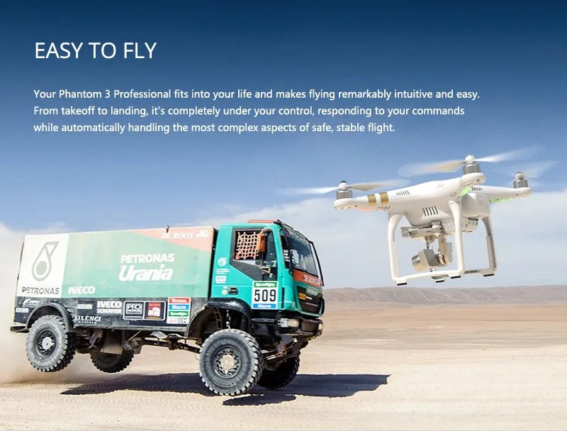 In Stock Ready To Fly DJI Phantom 3 Professional Version With 4K Camera RC Quadcopter With Special Gift EMS