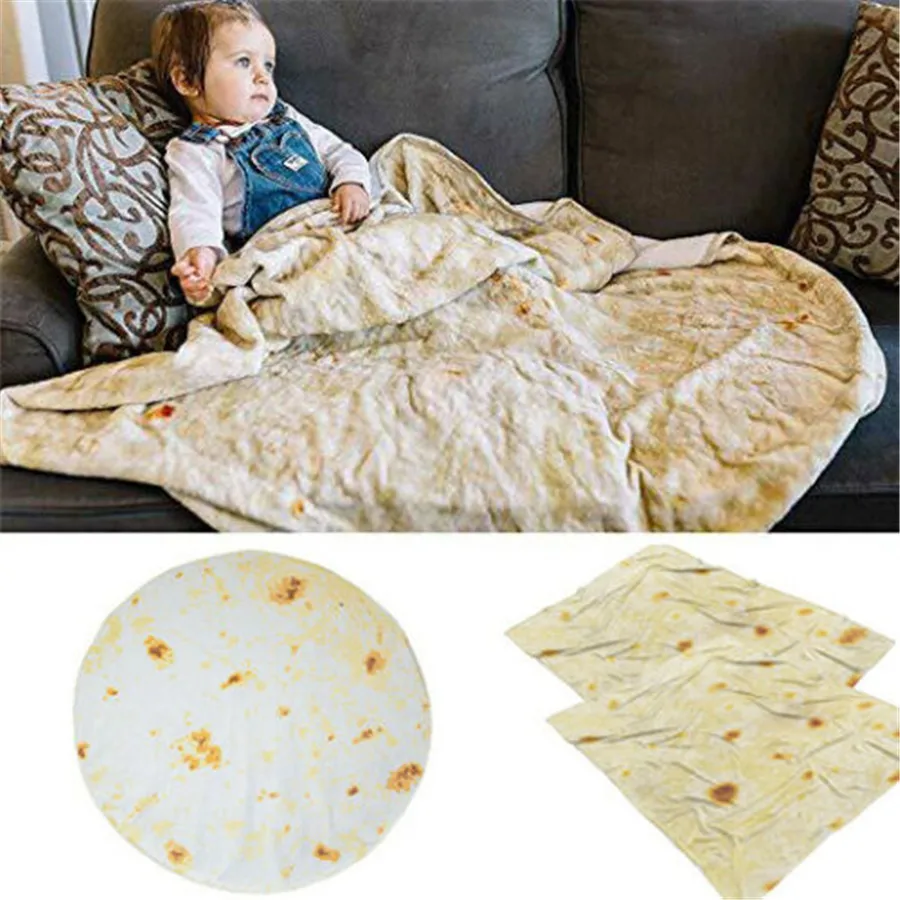 

Tortilla Carpet Tortilla Burrito Blanket Letter Printing Rug Round Spot for Office Bedroom Outdoor Dropshipping Burrito Blanket