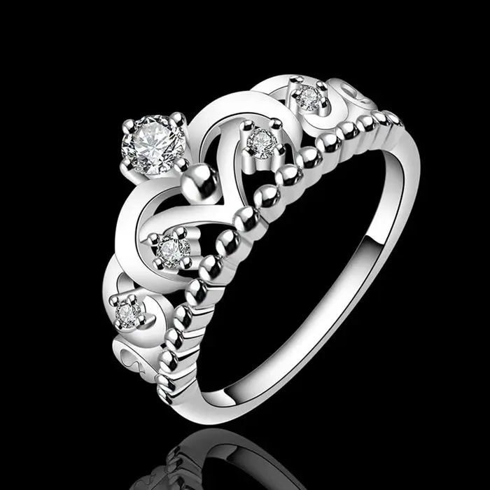 pandora anello a forma di corona pandora anello a forma di corona