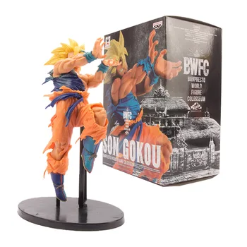 

22cm PVC Dragonball BWFC battle damage turtler qigong sun wukong will do budo shockwave furnishing articles 8 world congress