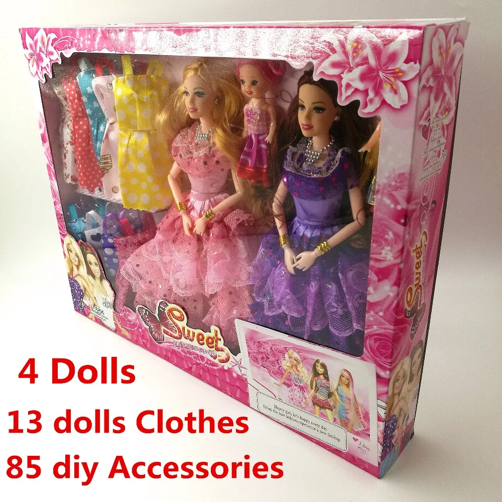 barbie girl toy set