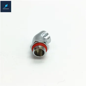 

1 Piece G1/4'' Water Cooling 45 angle degree Pagoda Joint Copper connector for computer water cooling