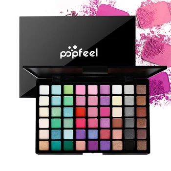 

Portable Professional 54 Colors Eye Shadow Palette Fashion Cosmetic Powder Eyeshadow Palette Makeup Natural Shimmer Matt Set
