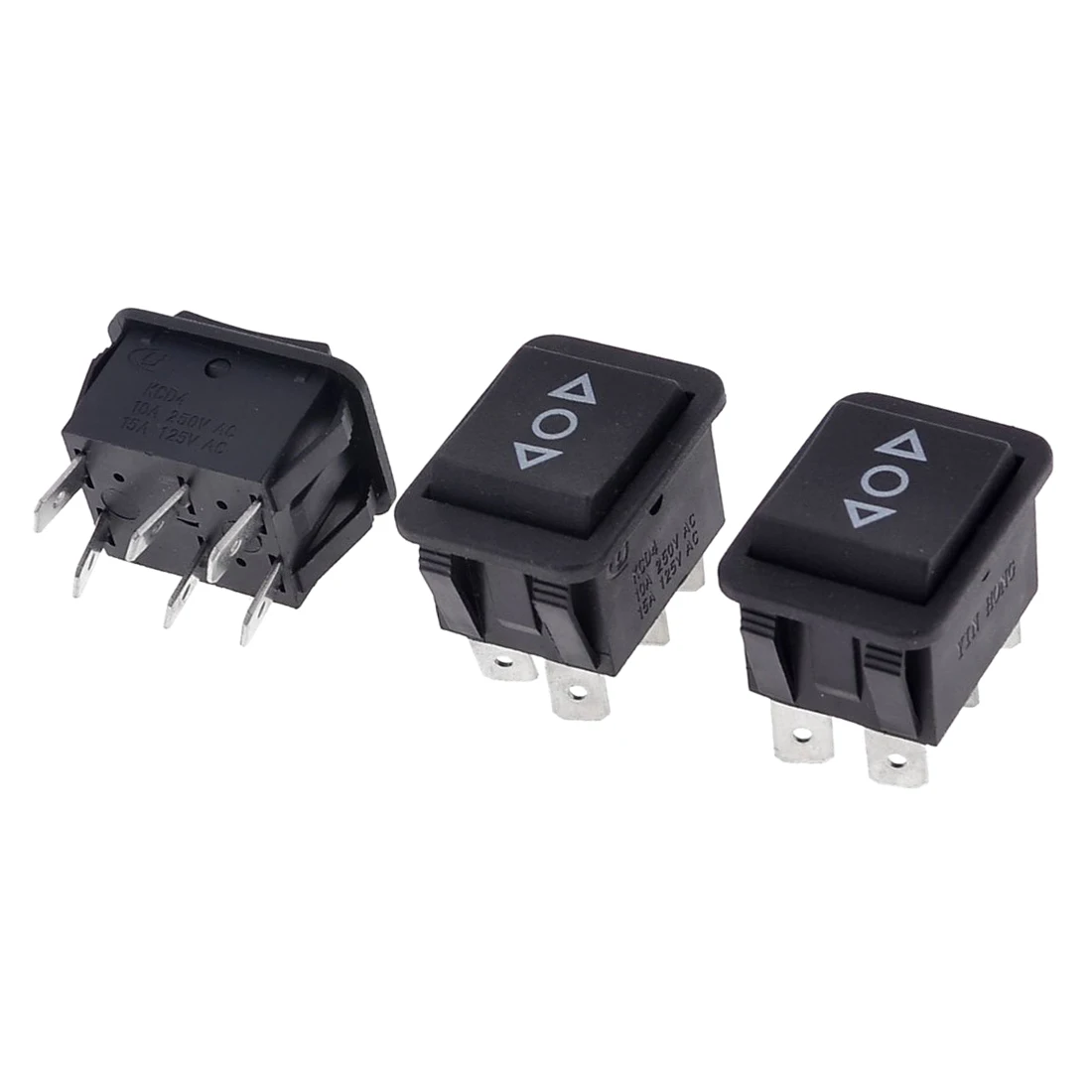 

Car 6 Pins On-Off-On Rocker Switch Momentary Rocker Switch 3pcs
