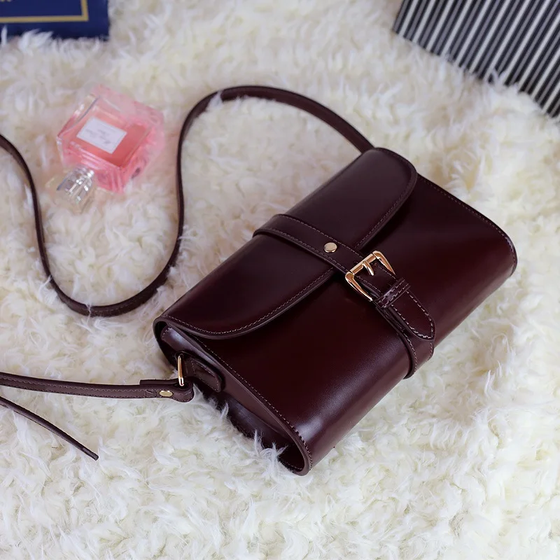 

2017 Summer Flap Split Leather Bags Ladies Small Crossbody Bags Designer Vintage Handbags High Quality Shoulder Bags For Women