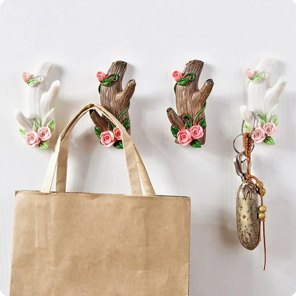 

2018 new key holderTree Branch Shape Storage Hook Wall DecorJewelry Clothes Organize Hanging Holder Kitchen Bathroom dropshipp