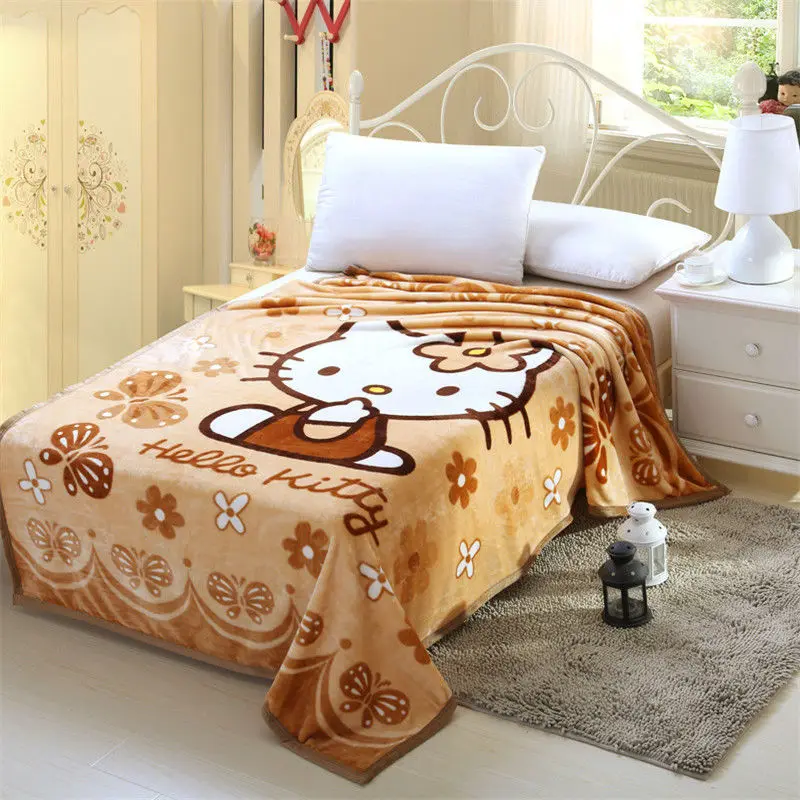 Hello Kitty Blanket For AdultKids Plush Fleece Blanket Kawaii Bed Stunning Kawaii Throw Blanket Hello Kitty Blanket For AdultKids Plush Fleece Blanket Kawaii Bed Stunning Kawaii Throw Blanket