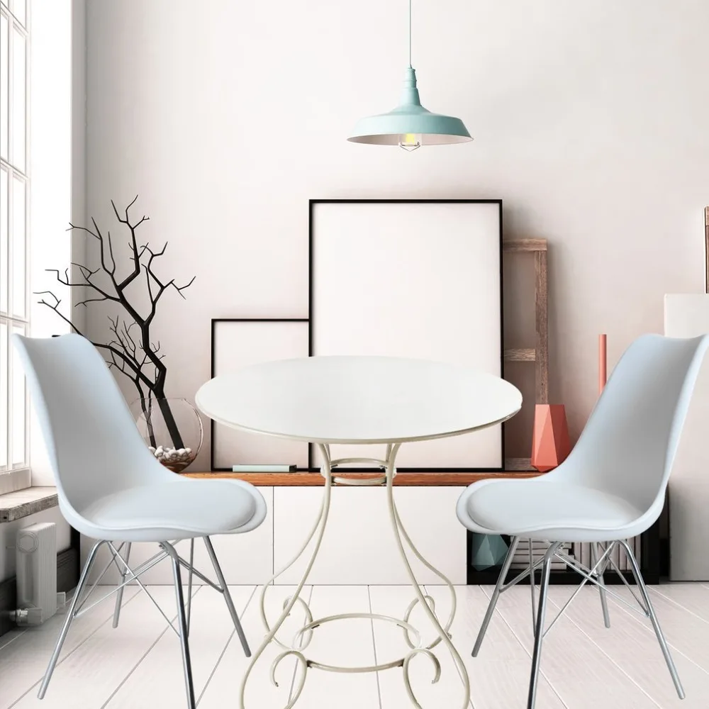 

Nordic Style 4pcs Backrest Dining Stool Chair Ergonomic Comfortable Leg Side Bar Coffee Chair Modern Design For Reception Room