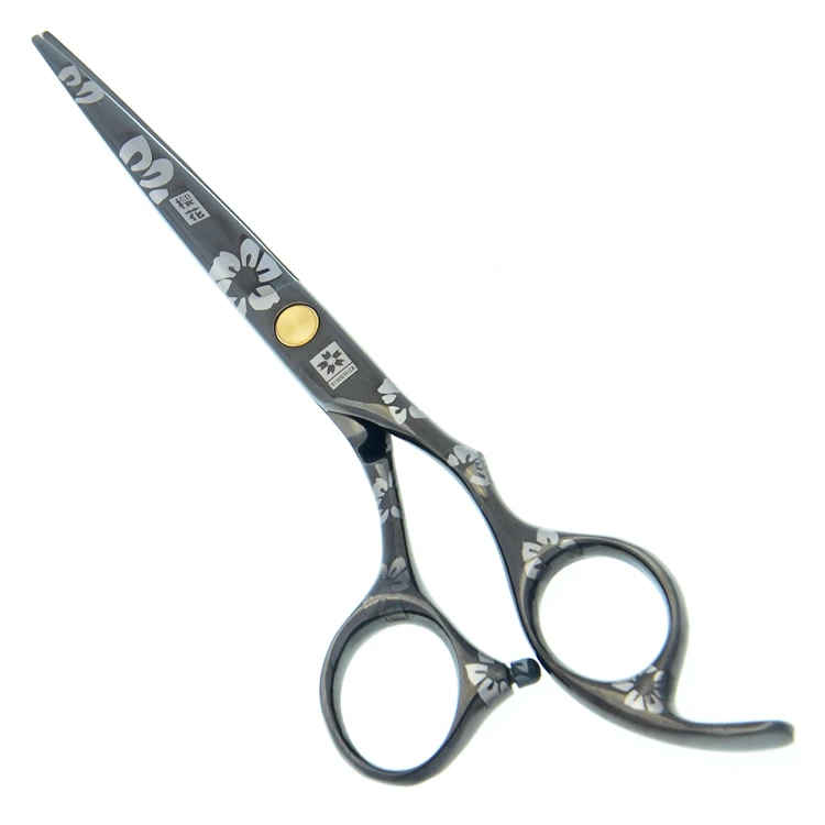 

6.0 Inch 5.5 Inch Black Sakura Hair Cutting Scissors for Hairdressers Japan Steel Barbers Hair Scissors Salon Hair Tools LZS0097