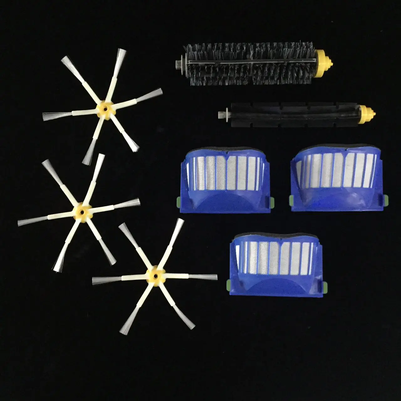 

2016 Cheapest can track AeroVac Filter,Side Brush,Bristle & Flexible Beater Brush for iRobot Roomba 600 610 620 625 630 650 660