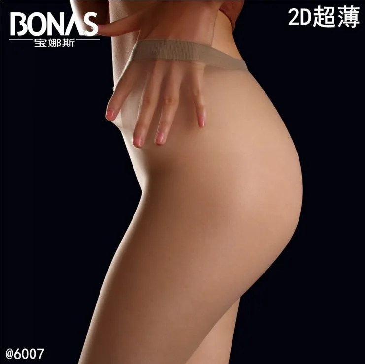 

2D T crotch Thin invisible pantyhose Women's pantyhose, sexy satin Stockings hose,Fitness Leggings sexy lingerie 6007