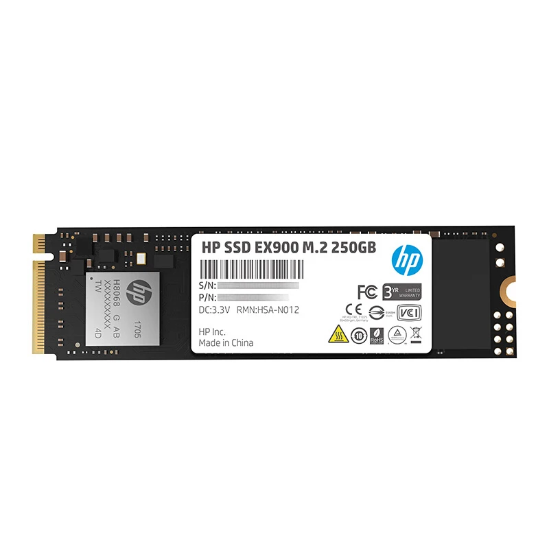 Hp SSD m2 250 gb 3D TLC 3,0x4 Nvme 3D TLC NAND Internal Solid State Drive Pcie 2280 sata m.2 250 GB для ноутбуков и настольных компьютеров