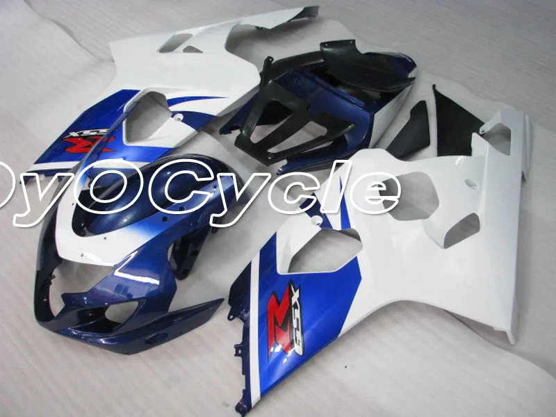 

For 04-05 Suzuki GSXR600 GSXR750 K4 GSXR 600 750 Injection Motorcycle ABS Fairing Bodywork Kit 2004 2005 White Blue