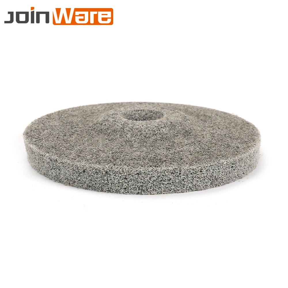 10Pcs 4'' 100MM Nylon Fiber Polishing Buffing Wheel Sanding Disc