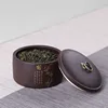 Gilt Black Tea Container Kitchen Tableware Porcelain Tea Caddy Storage Bottles Candy Coffee Jars Retro Cans Botes Para Alimentos ► Photo 2/6