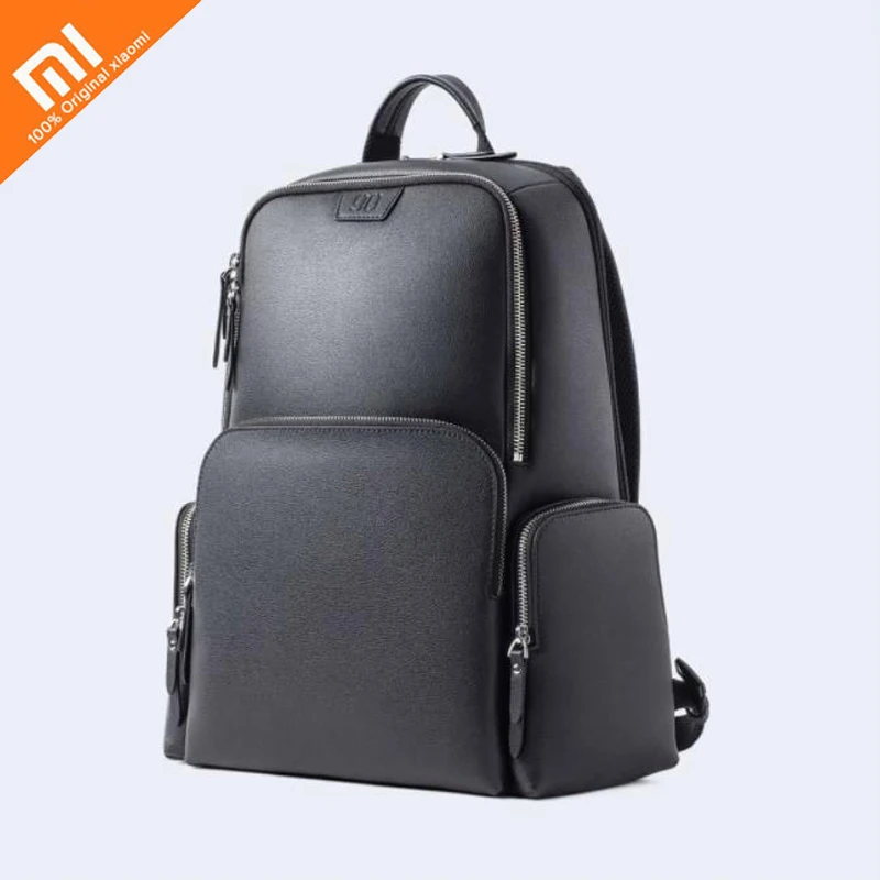  Original xiaomi mijia leather backpack full body leather casual wild men and women shoulder bag cla