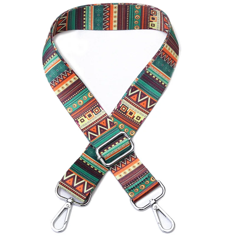 Nylon Belt Bag Strap Accessories for Women Rainbow Adjustable Shoulder Hanger Handbag Bag Straps Decorative Obag Handle Ornament