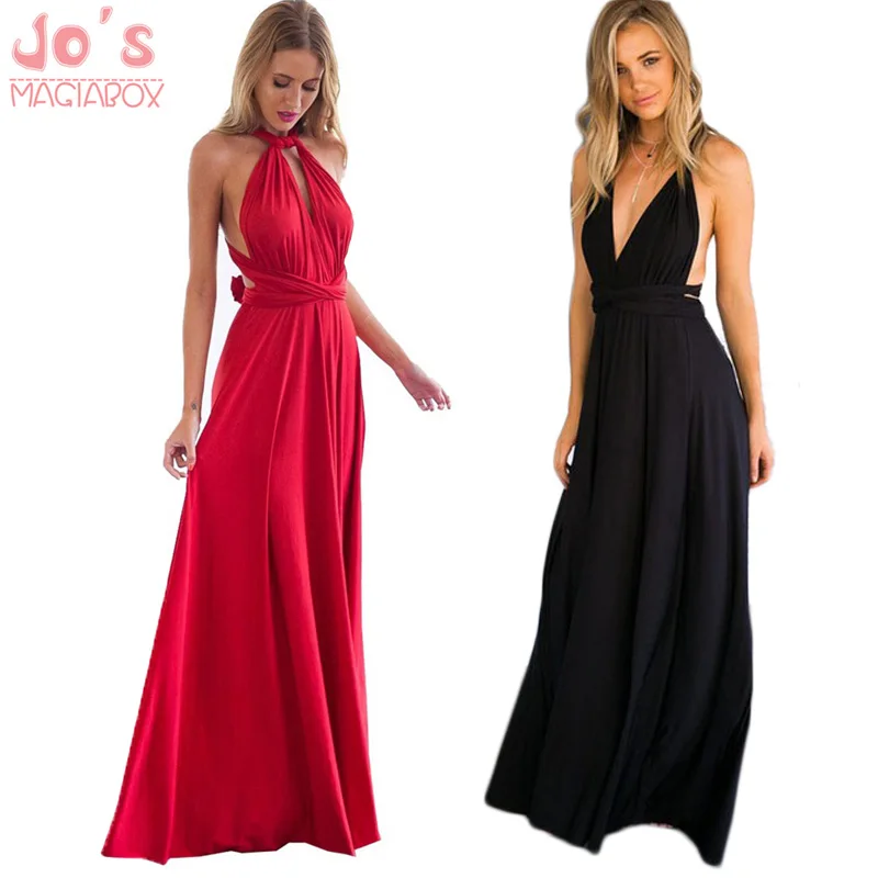 Sexy-Women-Multiway-Wrap-Convertible-Boho-Maxi-Club-Red-Dress-Bandage-Long-Dress-Party-Bridesmaids-Infinity