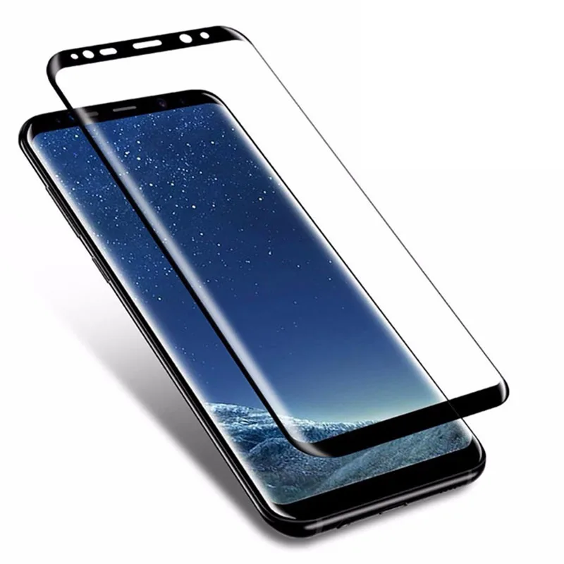 Защитное стекло для Samsung S9 Plus закаленное Galaxy защитная пленка 5D Edge Case 9H|glass for
