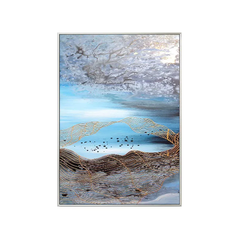 Canvas painting cuadros decoracion acrylic painting blue Wall art Pictures for living room home decor modern abstract qudraos37 Canvas painting cuadros decoracion acrylic painting blue Wall art Pictures for living room home decor modern abstract qudraos37