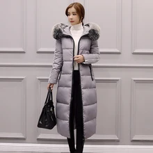 2016 New Long Parkas Female font b Women b font Winter font b Coat b font
