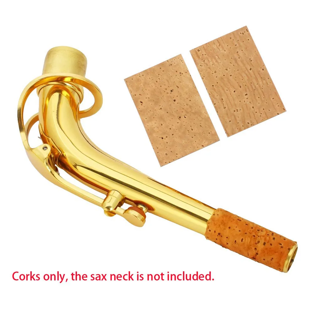2 PCs Sax Neck Spout Tube Cork Saxophone Instrument Repair Parts New