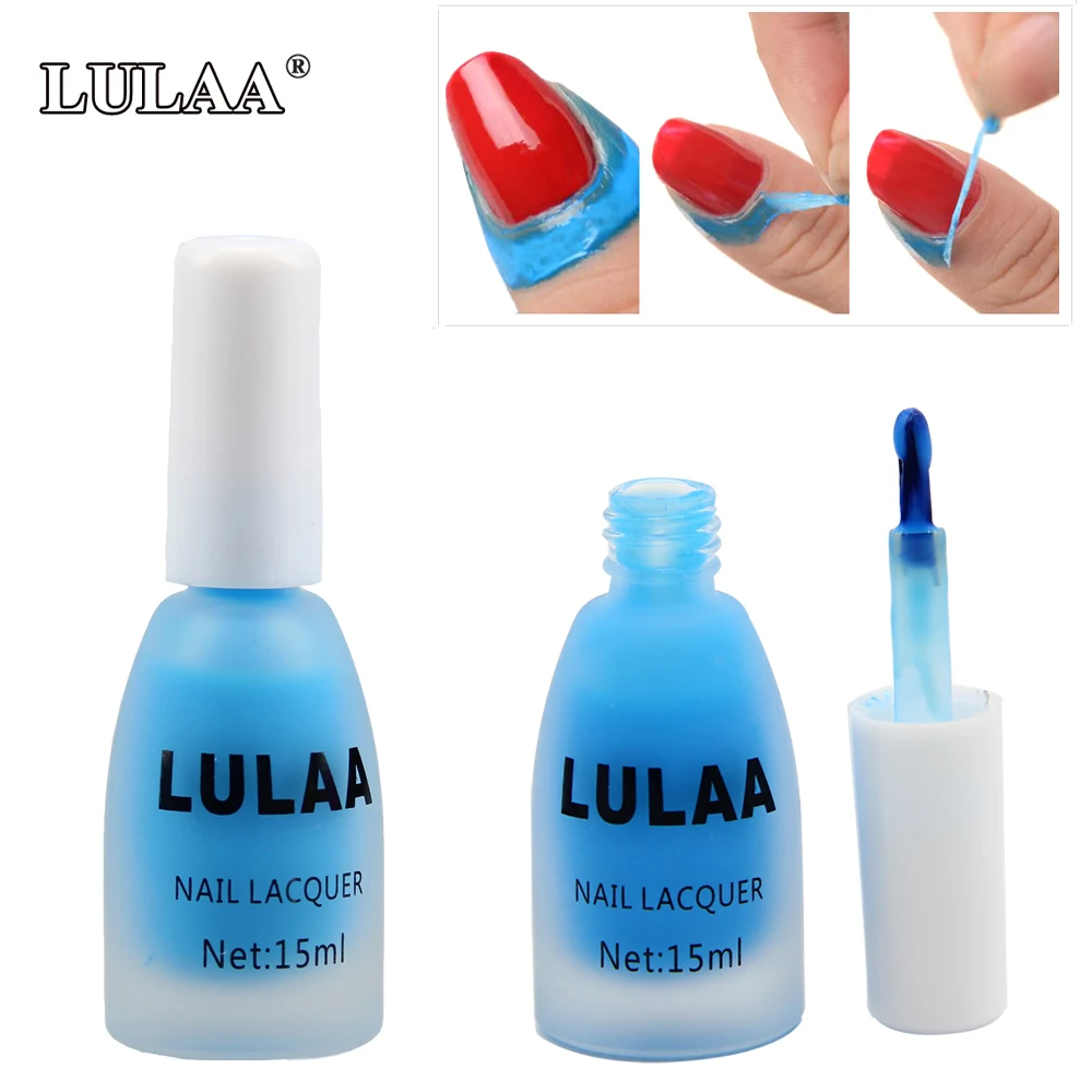 LULAA 15ml Finger Skin Protected Glue 6 Colors Peel Off Liquid Latex Tape Cream Nail Art Latex