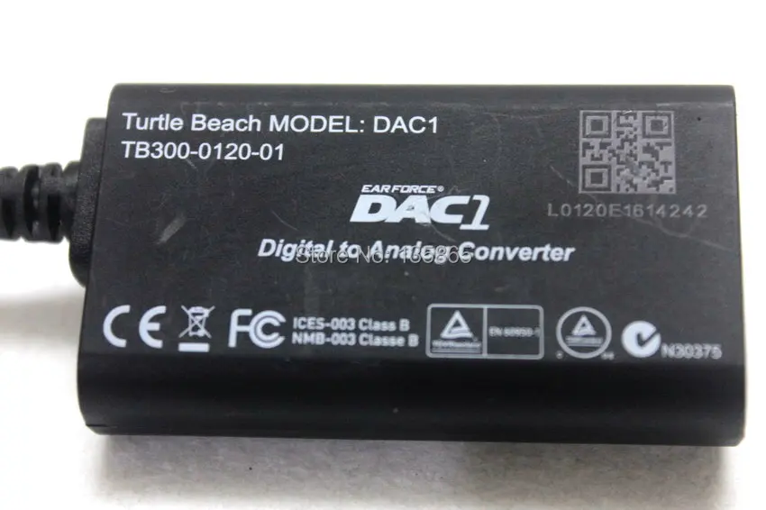 Оригинальный подлинный адаптер DAC1 для гарнитуры в стиле черепахи пляжа