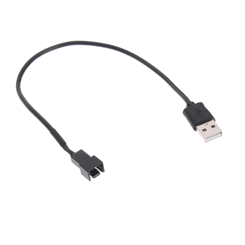 1 шт. разъем для кабеля питания компьютера 3/4 Pin 5 в 30 см подключение 3pin или 4pin