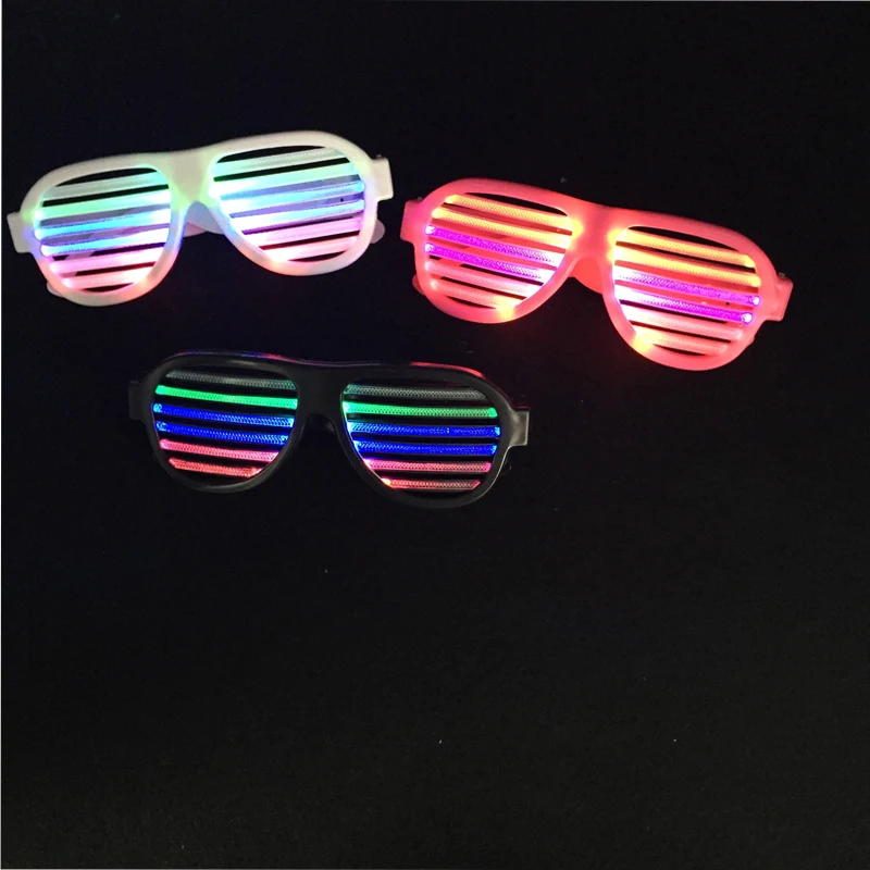 festival LED Glasses Voice Sound Control Luminous Party Lighting Costume Party