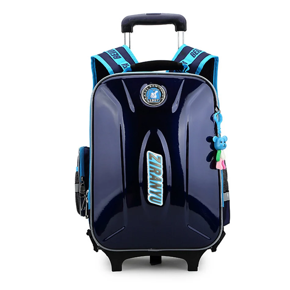 Luggage & bags 2 Wheels & 6 Wheels Children School Wheeled Backpacks Design Trolley Suitcase