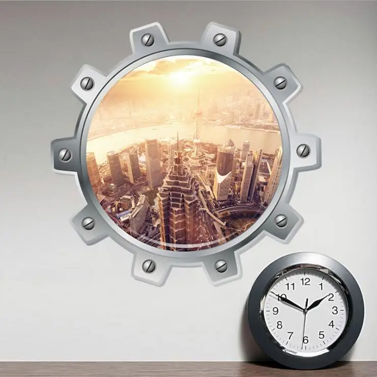 

Submarine window, Hot air balloon/Sailing/Shanghai/Dophin/Jellyfish/Sea turtle/Yellow fish, Item No. XH-submarine