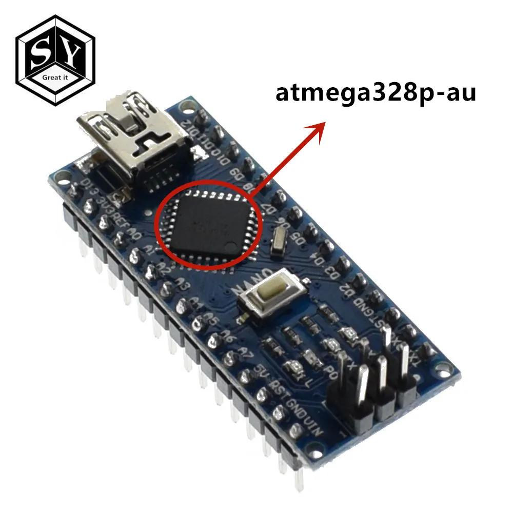 

MINI USB Nano V3.0 ATmega328P CH340G 5V 16M Micro-controller board for arduino NANO 328P NANO 3.0