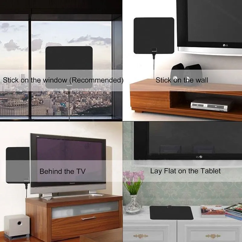 HD TV Fox HDTV DTV VHF Scout стиль TVFox кабель супер антенна усиленные телевизионные антенны