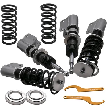 

4pcs Coilover For PONTIAC GRAND PRIX 97-03 Front & Rear Shocks Struts + Coil Springs Grey
