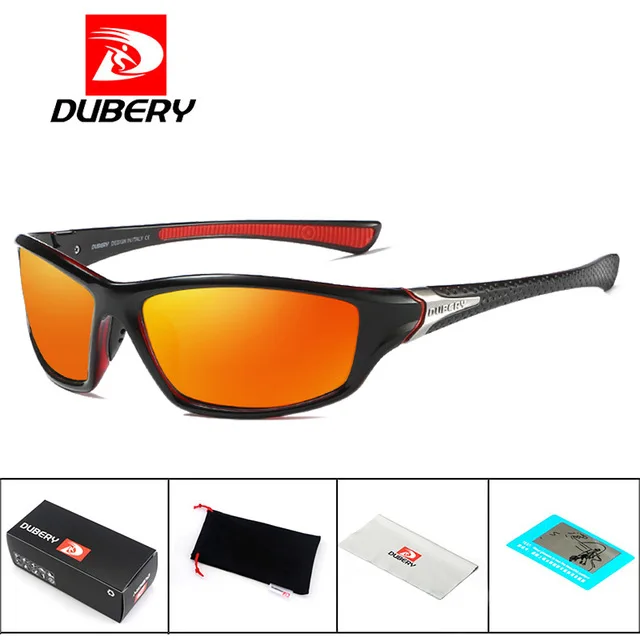 DUBERY, квадратные солнцезащитные очки, мужские, поляризационные, uv400, высокое качество, Полароид, линзы, для вождения, путешествий, солнцезащитные очки, HD очки, мужские, Gafas XH9 - Цвет линз: BUDERY