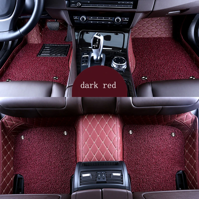 Audi A2 Red Tailored Car Mats Innenausstattung